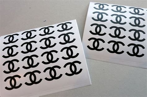 chanel wall decals|Chanel stickers sheet.